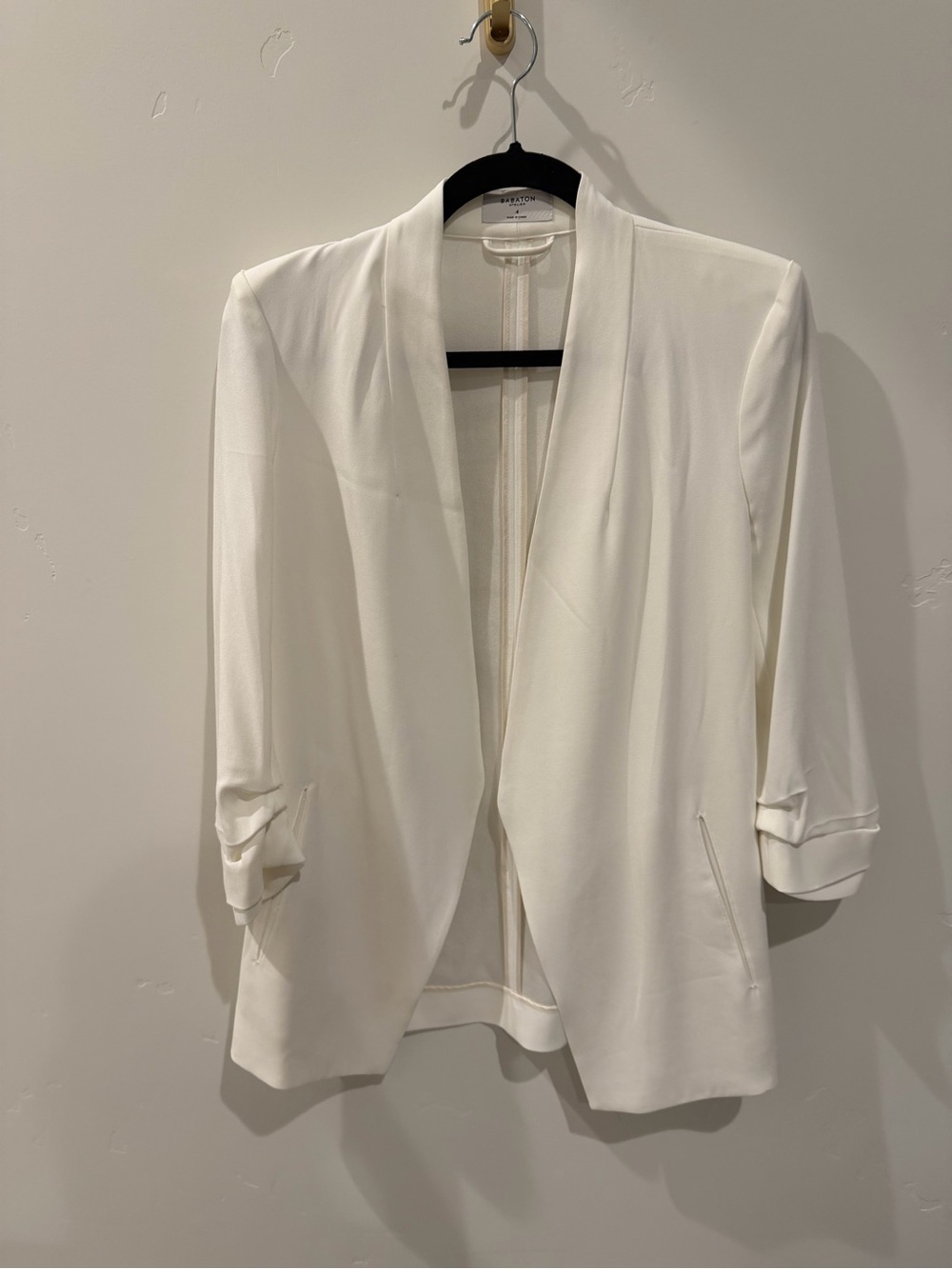 Babaton White Blazer